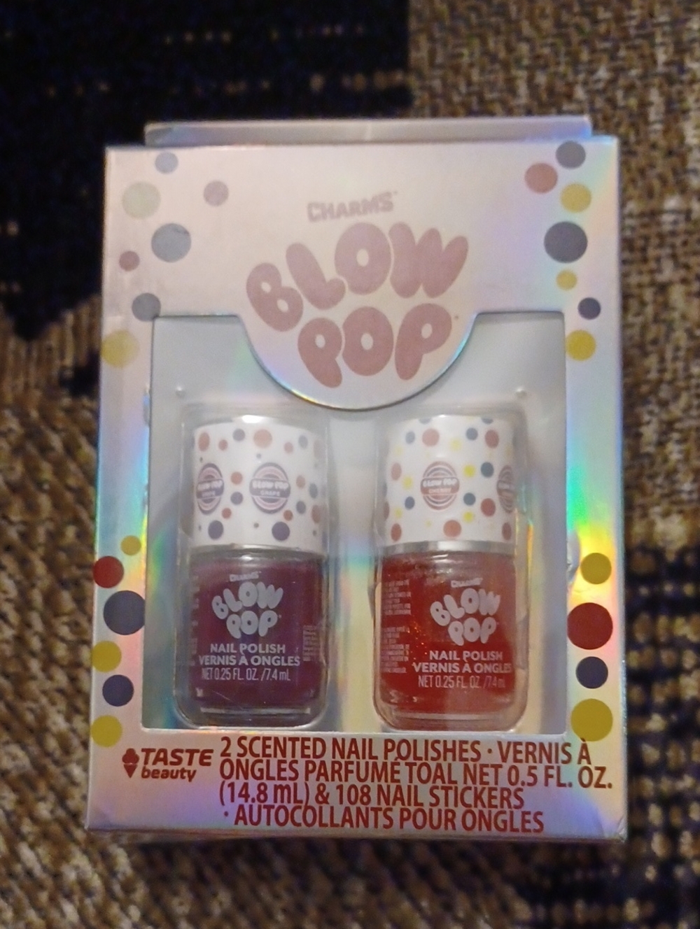 4/$30 New Blow Pop Scented Polish With Stickers